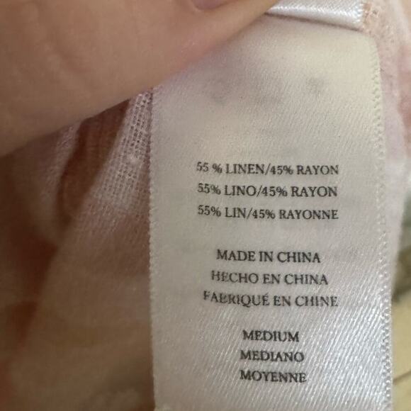 Rails Mara Just Peachy Button Down In Pink & Orange Size Medium - Picture 8 of 10